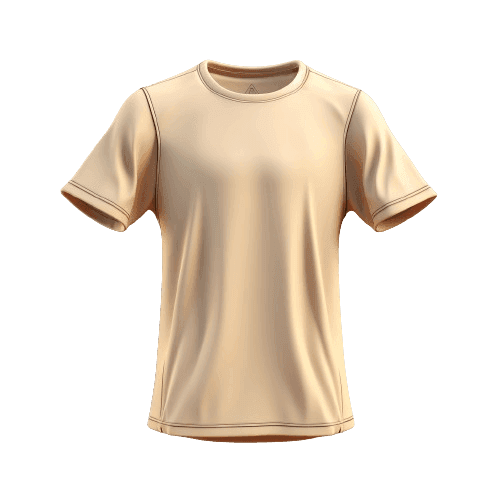 beige t-shirt